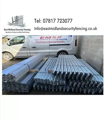 Palisade Security Fencing 1.8m Supplied And Fitted Without Fitting Optional • £63
