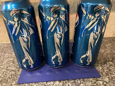 Lot Of 3 Pepsi Michael Jackson Bad Album 25th Anniversary Cans • $14.99