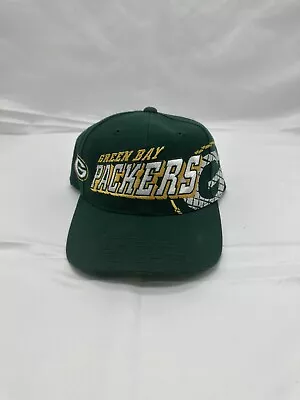 Vintage 90’s Green Bay Packers Sports Specialties Grid SnapBack Hat Pro Line NFL • $35