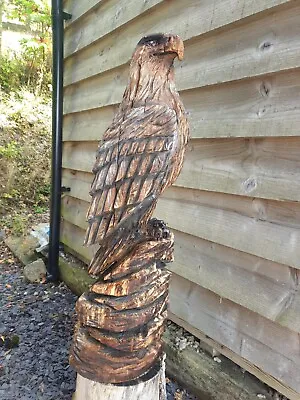 £389.99 • Buy Chainsaw Carved Hardwood Eagle 