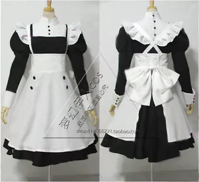 Black Butler Mey Rin Maid Cosplay Costume Outfit Dress • $14.61