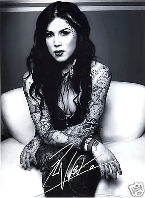 Kat Von D Autograph Signed Pp Photo Poster • £6.89