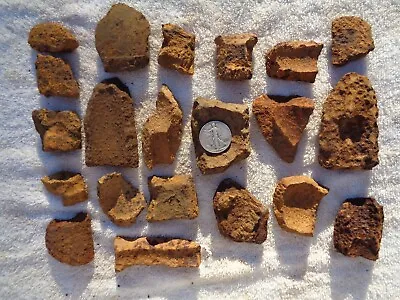 21 Civil War Various Exploded Artillery Shell Fragments Chattanooga TN #2 • $55