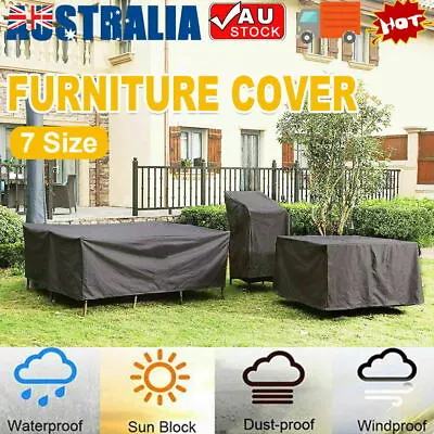 $17.35 • Buy Waterproof Furniture Cover Garden Patio Rain UV Table Chair Protector Outdoor AU