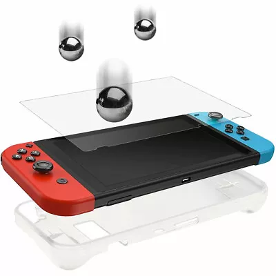 For Nintendo Switch TPU Clear Hard Protective Case Slim Anti-Scratch Cover Skin • $13.79