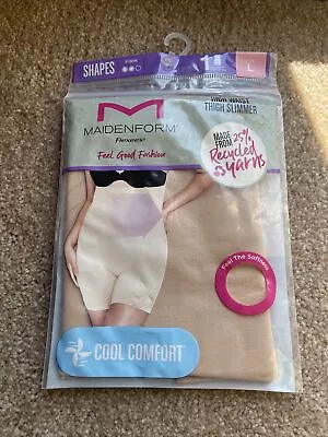 Maidenform Flexees Thigh Slimmer Beige Size L Brand New • $11.99