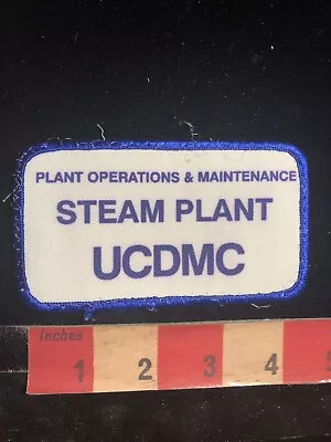 Vtg Plant Operations And Maintenance STEAM PLANT UCDMC Advertising Patch 98C2 • $5.83