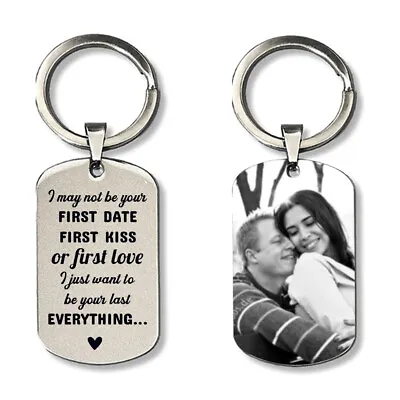 Personalised Valentines Day Keyring Gifts For Husband Boyfriend Him Anniversary • £5.99