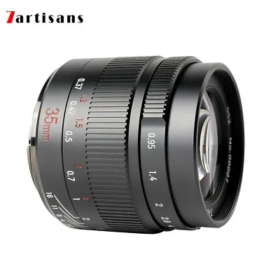 7artisans 35mm F0.95 Large Aperture Portrait EF-M Mount Lens For EF-M M50 Camera • £199