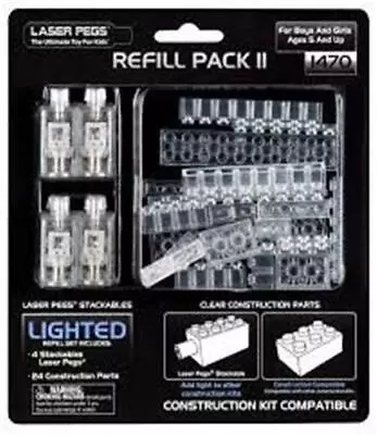 Laser Pegs 1470 Refill Pack II Lighted Stackables Blue Building Blocks • $7.71