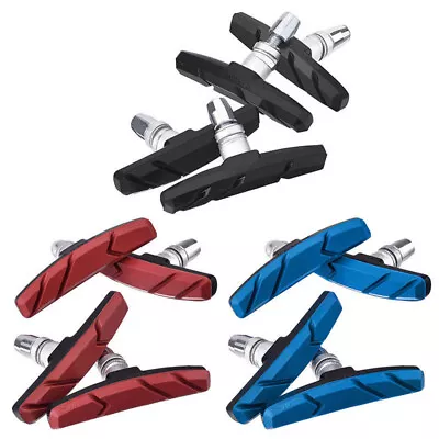 2PCS Mountain Bike BMX V Brake Blocks Bicycle Break Pad Shoes 3 Colours • $6.82