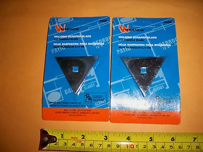 Lot Of Two Warner Molding Scraper Blades Triangle Paint Putty Removal • $6.88