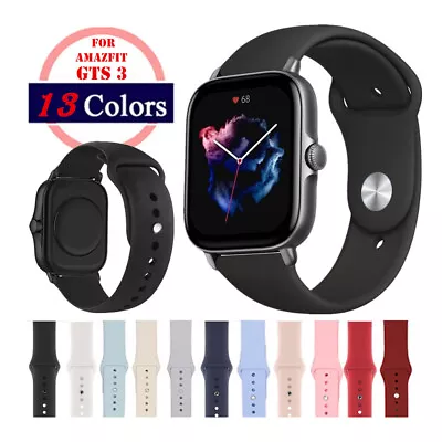 Soft Silicone Sport Watch Band Strap For Amazfit GTS 4 3 2 2e Mini Wristband • $8.99