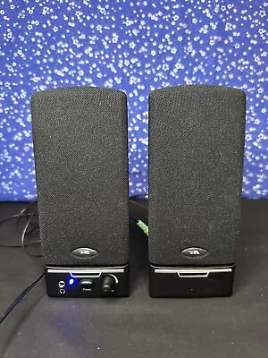 Cyber Accoustics Multimedia Desktop Computer Speaker Ca Black Speakers • $14.63