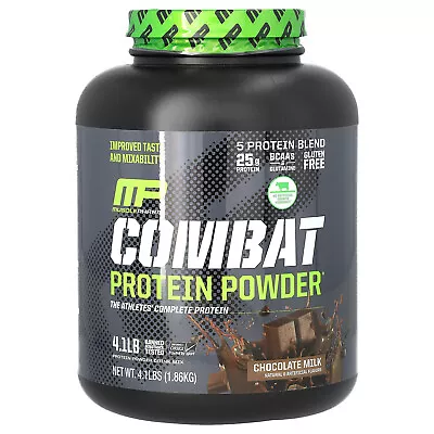 Combat Protein Powder Chocolate Milk 4.1 Lb (1.86 Kg) • $69.99