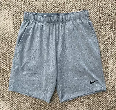 Nike Yoga Training Shorts Dri-FIT DB4199-084 Gray Mens Size Medium • $44.99