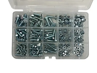 Assorted Kit Nuts And Bolts Setscrews M4 M5 M6 8.8 High Tensile 270pcs • £13.23