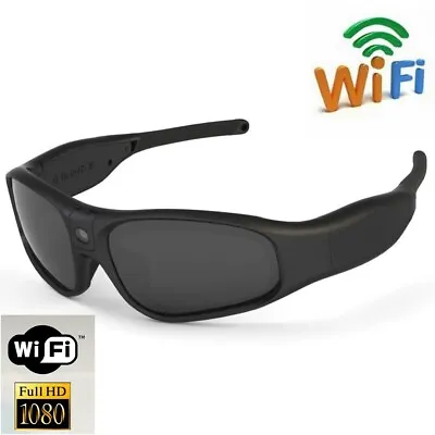 HD1080P Wifi Sunglasses Spy Camera Sport Glasses DVR Video Recorder 720p 60fps • $159.99
