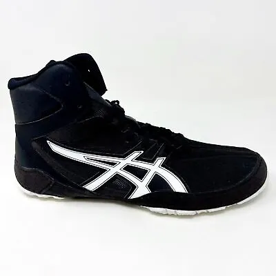 Asics Matcontrol Black White Mens Wrestling Boxing Training Shoes 1081A020 003 • $59.95