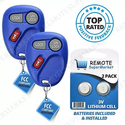 Replacement For GMC Sierra Sonoma Yukon Remote Car Keyless Key Fob Pair Navy • $13.45