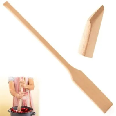 Extra Long Wooden Spatula - 24 Inch Large Beech Wood Stirring Paddle Spoon Fo... • $39.64