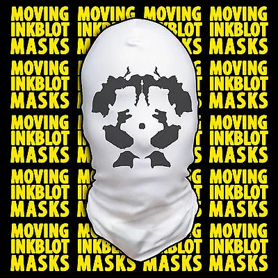 Halloween Costume Rorschach Moving Inkblot Mask - Psychotic KIDS SIZE SMALL • $26