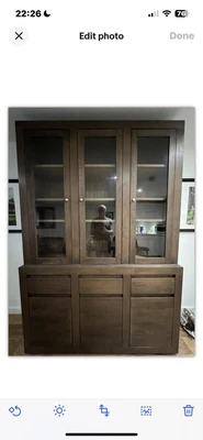 £300 • Buy Display Cabinet With Glass Doors Used