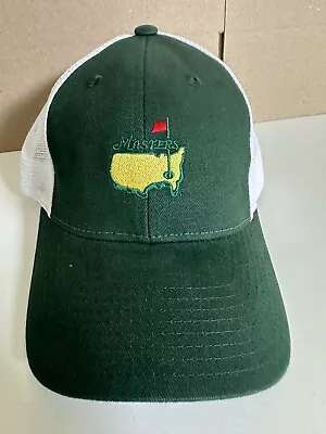 Masters Golf Cap Strap Back Green White Mesh  American Needle One Size Augusta • $5.50