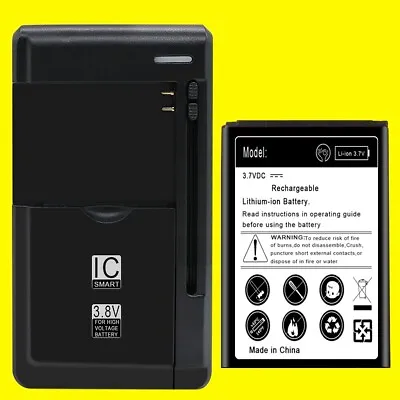 New 4320mAh Replacement BL-44JH Battery Universal Charger For LG Motion 4G MS770 • $37.52