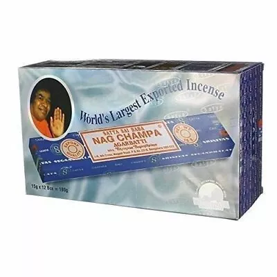 Satya Sai Baba Nag Champa Agarbatti Original Incense Sticks 180g • $13.99