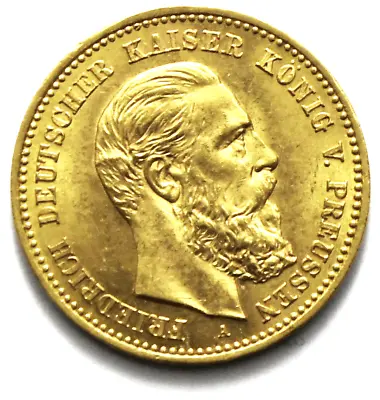 1888 A German States Prussia 10 Ten Mark Gold Coin  KM# 514 Uncirculated • $599.99