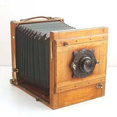  Large Format Camera Wooden Camera 8x10   8x10 With Dallmeyer Serrac 1:4.5 F=7  • £426.67