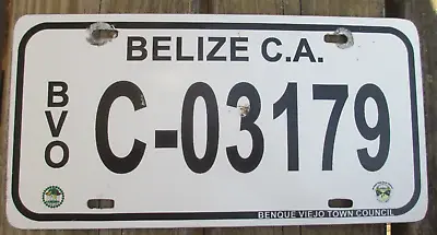 BENQUE VIEJO BELIZE Expired 2009 Series Metal License Plate - C-03179 • $49.99