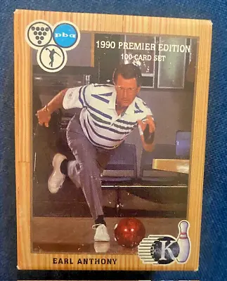 1990 Kingpins Bowling PBA Sealed 100-Card Box Set Don Carter Earl Anthony Dick W • $34.18