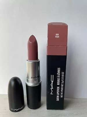 MAC  Satin Lipstick  808 Faux NIB • $18.90