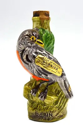 Vintage - Creme De Menthe Garnier Liquor Bottle - Robin • $19.99