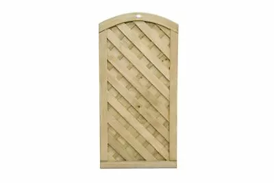 Wooden Garden Gate 6ft Forest Europa Dome Pressure Treated Side Gate 0.9m X 1.8m • £139.99