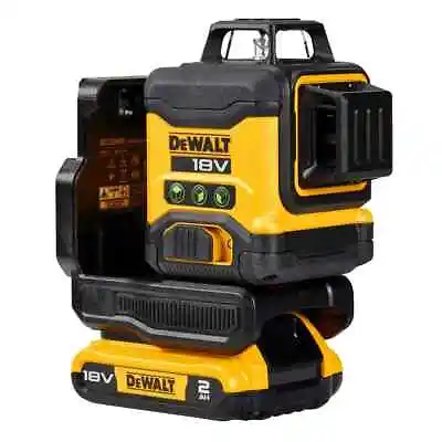 DEWALT 12V XR Compact 3 X 360 Degree Multiline Laser Kit Green DCLE34031D1 • $509.96