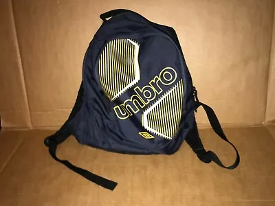 Umbro Navy Backpack - Retro Style - VGC • £9.99