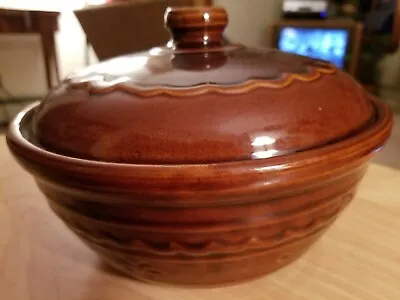 Marcrest Pottery Dot And Daisy Covered Bowl And 2 French Handled Casseroles • $22.95