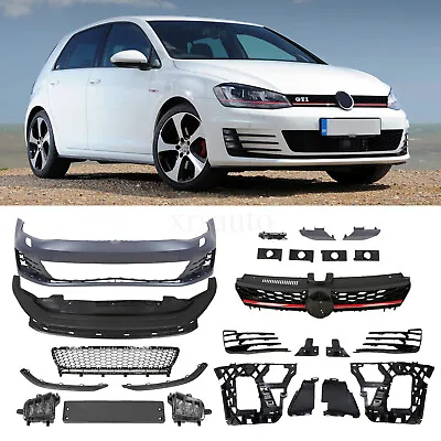 For 2015-2017 Volkswagen VW Golf MK7 Front Bumper Cover Kit GTI Style Unpainted • $585.99