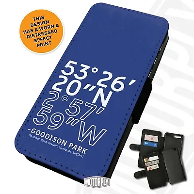 £9.75 • Buy Printed Faux Leather Flip Phone Case For IPhone - Everton-Coords
