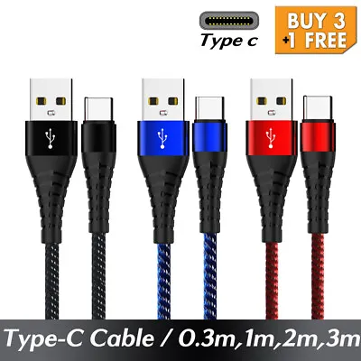 Fast Charging USB Type C Cable Samsung Galaxy S8 S9 S10 PLUS Note 10 HUAWEI • $5.95