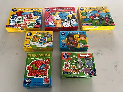 £25 • Buy Orchard Toys Bundle X 7 Educational Fun Games & Jigsaws All Complete