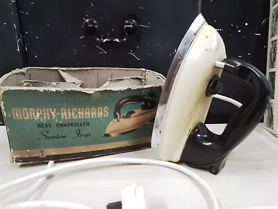 £18 • Buy Vintage Morphy Richards Heat Controlled Senior Iron *Boxed & Working*