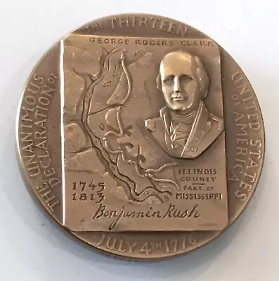 Medallic Art Co Signers Of The Declaration Of Independence Benjamin Rush Medal • $8.95
