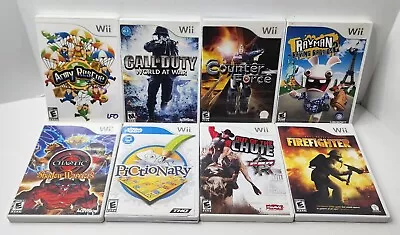 Nintendo Wii Video Game Lot/Bundle - Lot Of 8 • $41.77