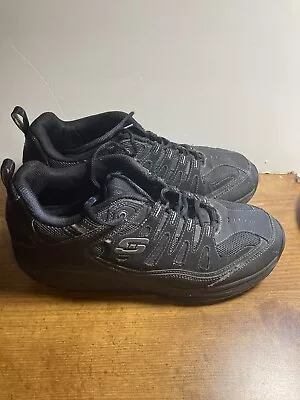 Skechers Shape Ups Fitness Regimen Black Sneaker Shoes Mens Size 10 Walking • $49.99