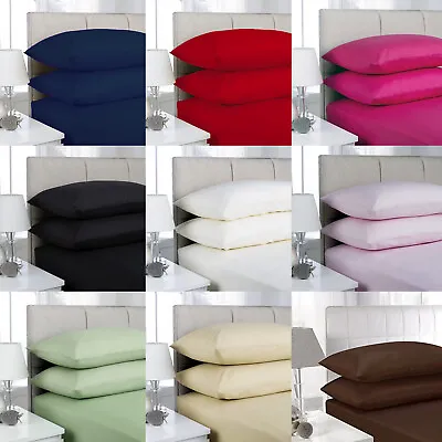 100% Egyptian Cotton Fitted Sheet  Single 4FT Small Double King Super King • £9.49