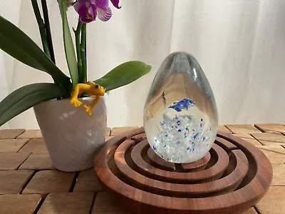 3.5” Murano Style Egg Aquarium • $11